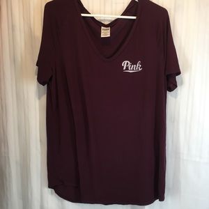 Pink VS Burgundy Shirt